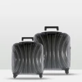 Cobb & Co - Adelaide Luggage 2 Piece Set On Board & Large Case - Travel and Luggage (BLACK) Adelaide Luggage 2 Piece Set - On Board & Large Case