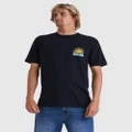 Quiksilver - Mens Sunset Dreams T Shirt - T-Shirts & Singlets (BLACK) Mens Sunset Dreams T Shirt
