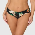 Nip Tuck Swim - Petal Philosophy Louise Bikini Pant - Briefs (Black) Petal Philosophy Louise Bikini Pant