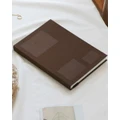 Gracious Minds - Stone Paper Journal Brown - Home (brown) Stone Paper Journal Brown