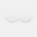 Linen House - Silk Sleep Mask - Home (White) Silk Sleep Mask