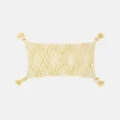 Linen House - Solange Filled Cushion - Home (Yellow) Solange Filled Cushion