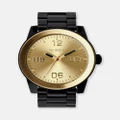 Nixon - Corporal SS Watch - Watches (Black & Gold) Corporal SS Watch