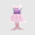 Pink Poppy - Mermaid Dress with Tail - Costumes (Pink) Mermaid Dress with Tail