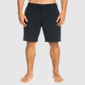 Quiksilver - Mens Ocean Union 20" Amphibian Boardshorts - Swimwear (BLACK) Mens Ocean Union 20" Amphibian Boardshorts