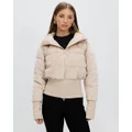 Unreal Fur - New Amsterdam Jacket - Coats & Jackets (Taupe) New Amsterdam Jacket