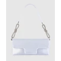 Olga Berg - Calissa Crystal Bow Bag - Clutches (White) Calissa Crystal Bow Bag