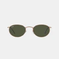Ray-Ban - Round Metal 0RB3447 - Sunglasses (Rose Gold) Round Metal 0RB3447