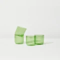 House of Nunu - Belly Cups Set of 4 - Home (Green) Belly Cups Set of 4