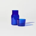 House of Nunu - Mini Carafe and Cup Set - Home (Dark Blue) Mini Carafe and Cup Set