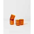 House of Nunu - Belly Cups Set of 4 - Home (Amber) Belly Cups Set of 4