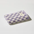 House of Nunu - Hand Towel - Bathroom (Purple) Hand Towel