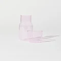 House of Nunu - Mini Carafe and Cup Set - Home (Pink) Mini Carafe and Cup Set