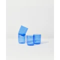 House of Nunu - Belly Cups Set of 4 - Home (Blue) Belly Cups Set of 4