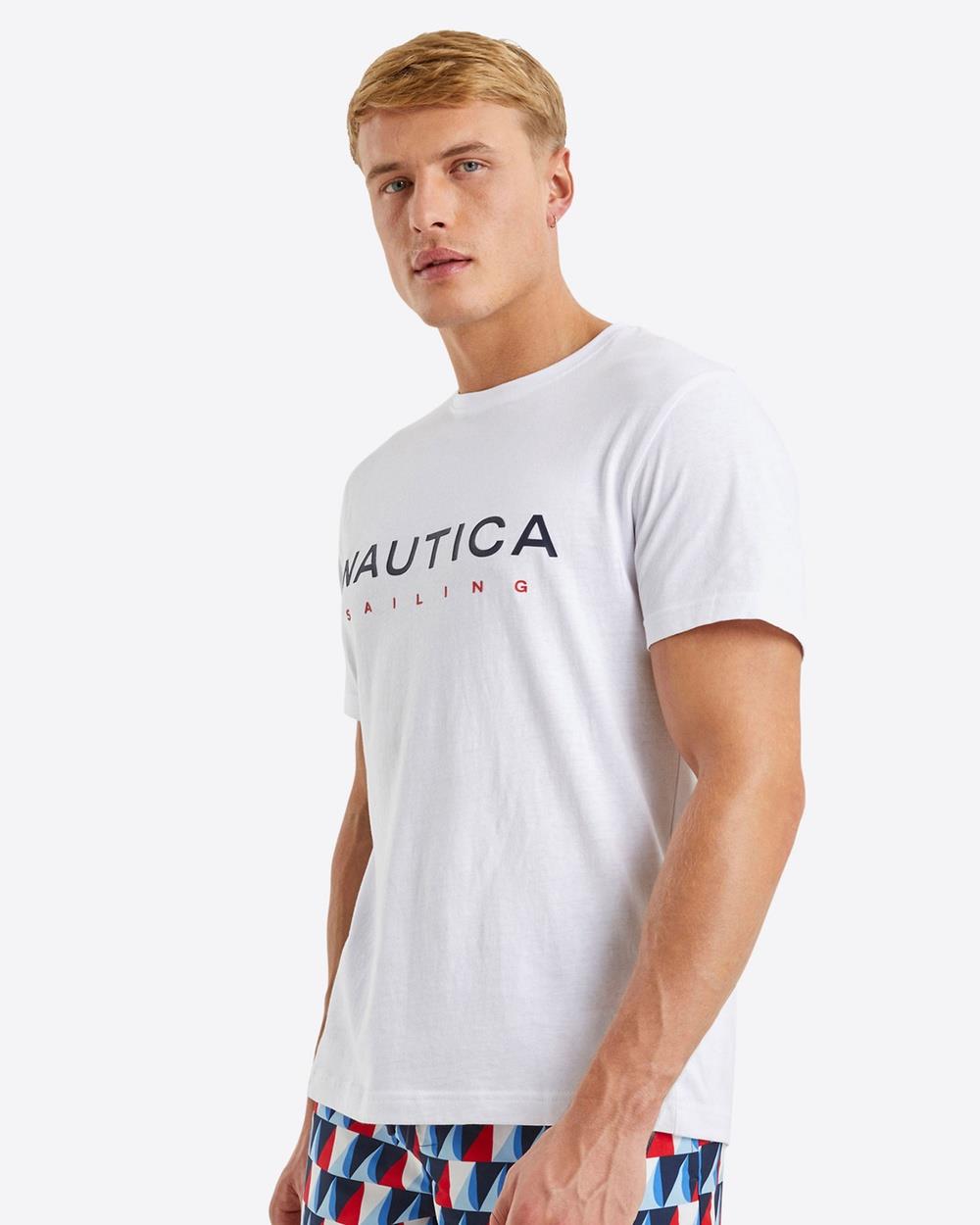 NAUTICA - Jax Tee - Short Sleeve T-Shirts (WHITE) Jax Tee