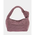Olga Berg - Polly Crystal Shoulder Bag - Clutches (Pink) Polly Crystal Shoulder Bag