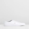 Tommy Hilfiger - Essential Leather Sneakers - Sneakers (White) Essential Leather Sneakers