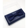 Abelard - Paisley Silk Formal Bow Tie - Ties & Cufflinks (NAVY) Paisley Silk Formal Bow Tie