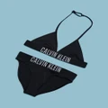 Calvin Klein - Triangle Bikini Set Teens - Bikini Set (PVH Black) Triangle Bikini Set - Teens