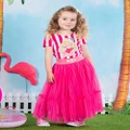 Rock Your Kid - Barbie Party Stripe Leotard ICONIC EXCLUSIVE Kids - Bodysuits (Pink/Cream Stripe) Barbie Party Stripe Leotard - ICONIC EXCLUSIVE - Kids