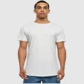 Urban Classics - UC Shaped Long Tee - Short Sleeve T-Shirts (White) UC Shaped Long Tee
