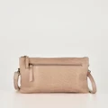 Cobb & Co - Hervey Leather Double Pouch Crossbody - Handbags (Mist) Hervey Leather Double Pouch Crossbody