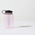 House of Nunu - Sweaty Glass Drink Bottle - Home (Pink) Sweaty Glass Drink Bottle