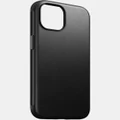 Nomad - iPhone 15 Leather Phone Case - Tech Accessories (Black) iPhone 15 Leather Phone Case