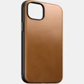Nomad - iPhone 15 Plus Leather Phone Case - Tech Accessories (English Tan) iPhone 15 Plus Leather Phone Case