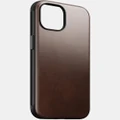 Nomad - iPhone 15 Leather Phone Case - Tech Accessories (Brown) iPhone 15 Leather Phone Case
