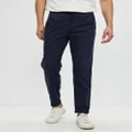 Staple Superior - Lucas Linen Blend Pants - Pants (Navy) Lucas Linen Blend Pants