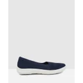 Planet Shoes - Fresh Slip On Comfort Flat - Casual Shoes (Navy) Fresh Slip On Comfort Flat