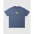 Quiksilver - Urban Surfin T Shirt For Men - T-Shirts & Singlets (BERING SEA) Urban Surfin T Shirt For Men