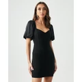 BWLDR - Aroma Mini Dress - Dresses (Black) Aroma Mini Dress