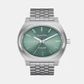 Nixon - Time Teller Solar Watch - Watches (Silver & Jade Sunray) Time Teller Solar Watch