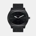 Nixon - Time Teller Solar Watch - Watches (All Black & White) Time Teller Solar Watch