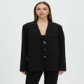 Third Form - Reset Tailored Blazer - Blazers (Black) Reset Tailored Blazer