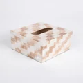 Holiday Home - Small Tissue Box Holder - Bathroom (Natural) Small Tissue Box Holder