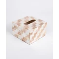 Holiday Home - Small Tissue Box Holder - Bathroom (Natural) Small Tissue Box Holder