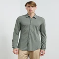 BOSS - Roan Shirt - Shirts & Polos (Open Green) Roan Shirt