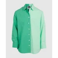 Eve Girl - Orchid Shirt Teens - Shirts & Polos (Green) Orchid Shirt - Teens