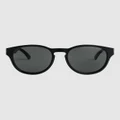 Quiksilver - Eliminator Sunglasses For Men - Sunglasses (BLACK/GREY) Eliminator Sunglasses For Men