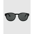 Quiksilver - Eliminator Sunglasses For Men - Sunglasses (BLACK/GREY) Eliminator Sunglasses For Men