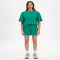 ACTIF STUDIO - Elvina Sweat Shorts - Clothing (Kale) Elvina Sweat Shorts