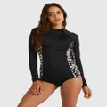 Billabong - Toko Bodysuit Rash Vest - Swimwear (BLACK) Toko Bodysuit Rash Vest