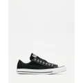 Converse - Chuck Taylor All Star Slip Ons Women's - Lifestyle Sneakers (Black, White & Black) Chuck Taylor All Star Slip Ons - Women's