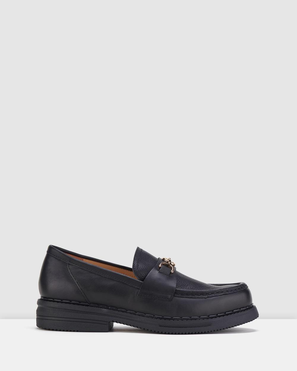 Rollie - Loafer Rise Shoe - Dress Shoes (Black) Loafer Rise Shoe