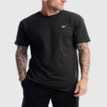 First Division - Performance Crest Tee - Short Sleeve T-Shirts (Vintage Black) Performance Crest Tee
