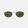 Ray-Ban - RB3637 New Round - Sunglasses (Green Classic & Legend Gold) RB3637 New Round