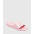 Roxy - Womens Slippy Jelly Sandals - Flats (PINK) Womens Slippy Jelly Sandals